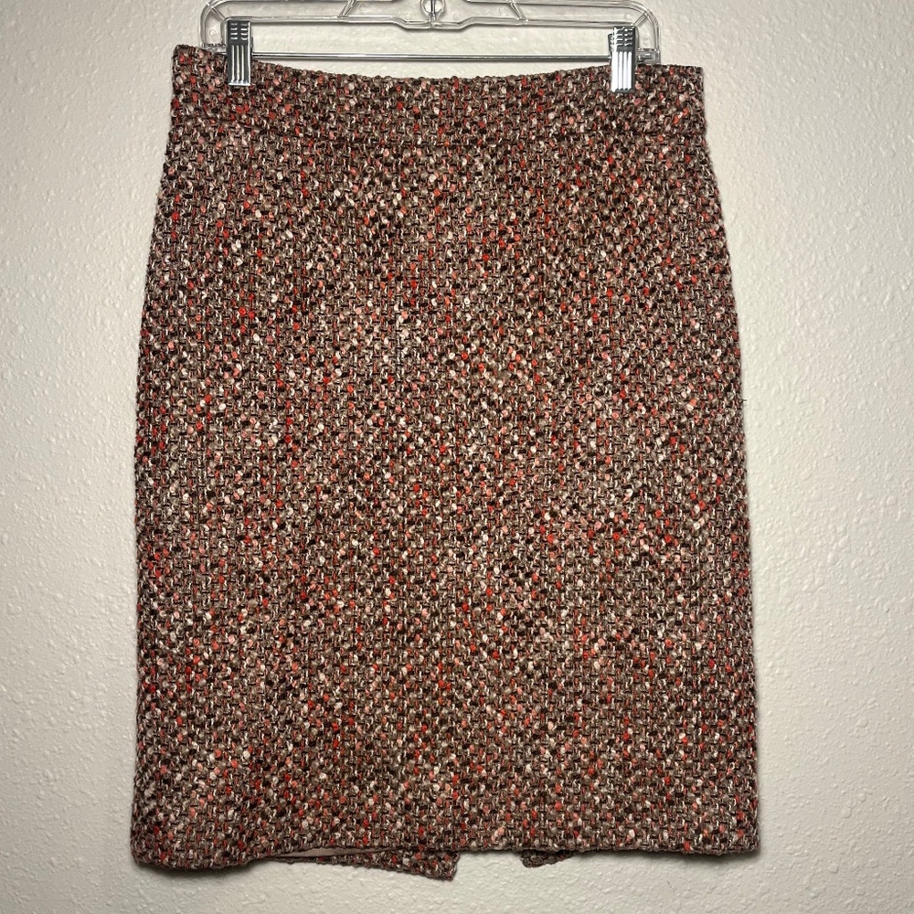 J Crew Tweed No. 2 Pencil Skirt, Size 8